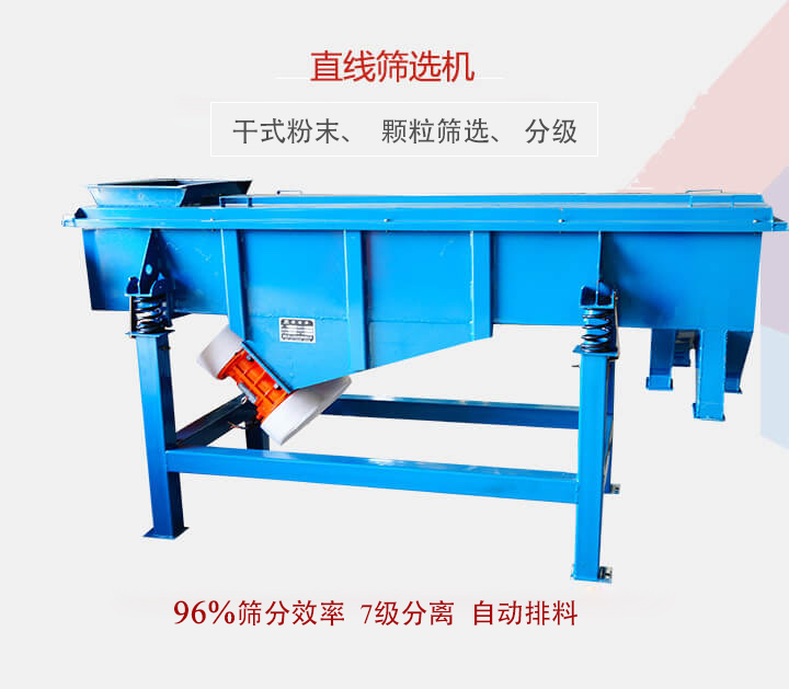 直線篩選機(jī)用于篩選、分級(jí)各種粉末、顆粒