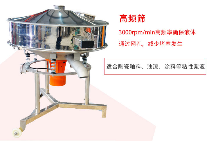 該產(chǎn)品是針對漿液過濾設(shè)計的一種高頻篩分機(jī)。