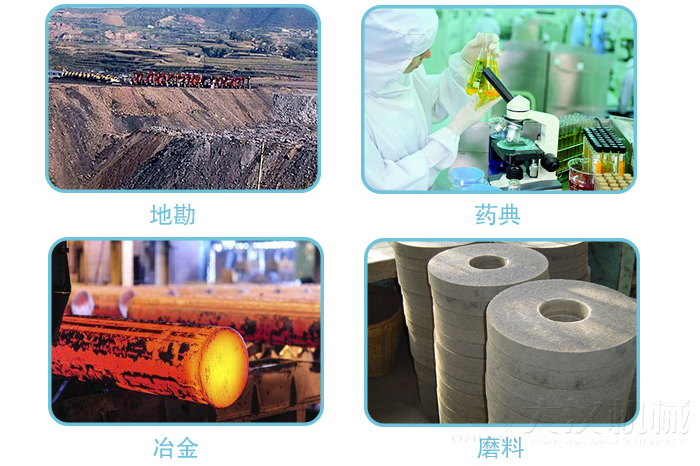 適用行業(yè):地堪，冶金，藥典,磨料