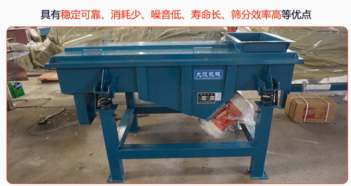 具有穩(wěn)定可靠、消耗少、噪音低、壽命長、振型穩(wěn)、篩分效率高等優(yōu)點
